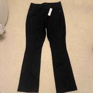 White House Black Market Denim Jeans- Seamed Front Flare- Midnight Rinse Wash